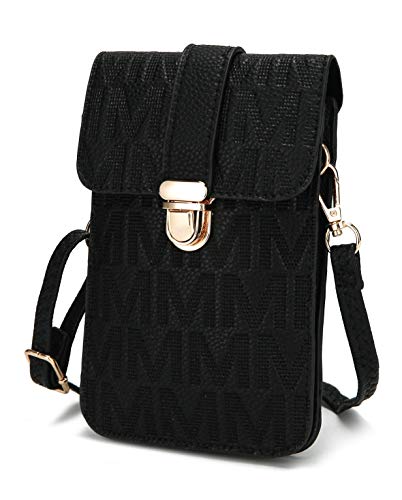 MKF Small Crossbody Cell Phone Purse Wallet for Women – PU Leather Cellphone Bag – Case with Shoulder Strap