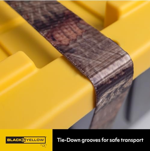 Cx Black & Yellow®, 27-Gallon Heavy Duty Tough Storage Container & Snap-Tight Lid thumb #2