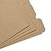 Bluecell 3 Sets Kraft Paper Divider Index Page Tab Cards for 6-Holes Ring Binders Notebooks Travel Diary Journal Planner (A5)