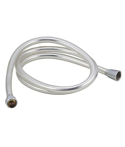Kamal Flexible Pipe Hose Shower Tube (PVC) | Health Faucet Tube | 1 Meters | Elegant Finish, Anti-Corrosive (Pack of 2)