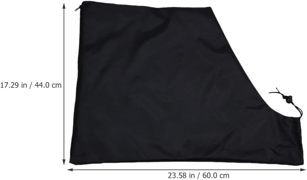 Happyyami Leaf Blower Bags, 2pcs Leaf Collection Bag Replacement Leaf Vacuum Bag Blower Debris Vacuum Bags for Ultra Blower Rake or Vacuum Leaf Blowers Black