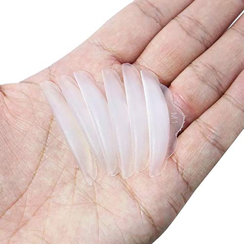 Lot de 12 tampons de bouclier super doux en silicone pour cils - 6 tailles Cover