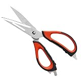 PHUKHAO Kitchen Shears Stainless Steel Anti rust Multi Purpose Kitchen Scissors for Meat, Herbs