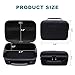 Hard Case for Canon EOS Rebel T7/R100/R50/R6 MarkII/R50 V/R8/R10/R6 MarkIII/R5 Mark II/RP/R7/5D MarkIV/R5 Cameras, for Sony Panasonic Nikon Camera Lens, Tripod with Shoulder Strap, Black Camera Bag