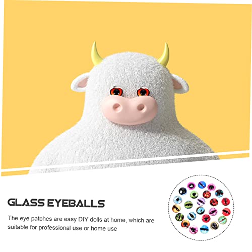 Lurrose 200 Unidades tapa-olho brinquedo de pelúcia olho de boneca fantoches suprimentos para olhos