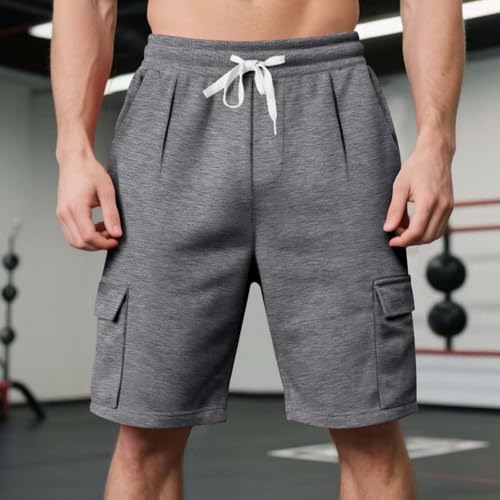 Image of Men's Hiking Shorts Tactical Quick Dry Work Cargo Shorts Summer Knee Length Pants Summer Fashion Casual Clothes