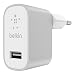 Produktbild Belkin Premium Mixit Metallic Ladegerät (2,4A, USB Anschluss, geeignet für iPhone 8/8 Plus, iPhone X, iPhone 7/7Plus, iPhone 6/6s/6 Plus/6s Plus, Smartphones und Tablets) silber