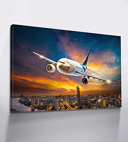 Airplane Decor Airplane Wall Art Airplane Wall Decor Airplane Art Airplane Posters Plane Wall Art Airplane Pictures Wall Art Plane Decor For Boys Room Bedroom Living Room Decor (12''Hx18''W) #TOP1