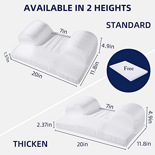 Fantastic House Beauty Pillow For 100% Nature Latex，Anti Aging Pillow For Face, Anti Wrinkle Pillow For Neck Pain & Back Sleeping Pillow（Pillow+Pillowcase +Padded Cushion） #TOP5