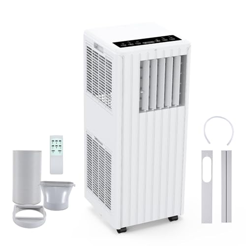Funzionalità 3 in 1: climatizzatore portatile con tubo di scarico, raffreddamento, deumidificazione e ventilazione. Queste versatili applicazioni ti consentono di personalizzare il clima interno in base alle tue esigenze individuali, che tu voglia rinfrescarti nelle calde giornate estive, regolare l'umidità o semplicemente respirare aria fresca.