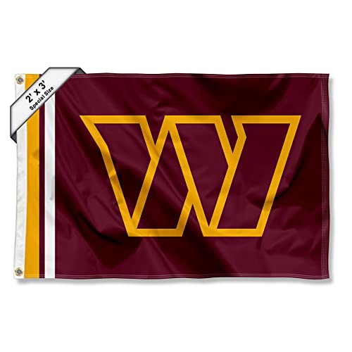Petit drapeau Washington Commanders 0,6x0,9 m aux finitions textiles soignées