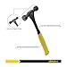 Big Horn 15112 16 Oz Magnetic Double Head Cap Nail Roofing Hammer – Dual Magnetic Faces, One-Handed Nail Placement – Single-Piece Forged Steel, Ergonomic Non-Slip Grips – Roofing, Dry-In, House Wrap