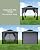 Outdoor Gazebo 12x12 Hardtop, Aluminum Frame Permanent Pavilion with Double Roof, Mosquito Netting & Privacy Curtains for Patio, Garden, Deck, Lawn and Backyard Parties
