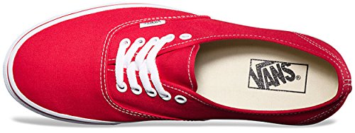 Vans Vans Unisex Authentic Red Canvas VN000EE3RED Mens 8.5, Womens 10
