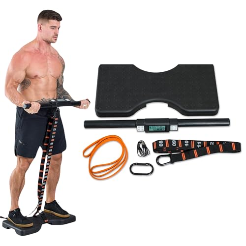 Dragon Door - Isomax Isometric Training Equipment, Barbell with Digital Force Generation Meter, Isometric Handgrip for At Home Workouts, Isometric Exercise Equipment and All In One Workout Machine