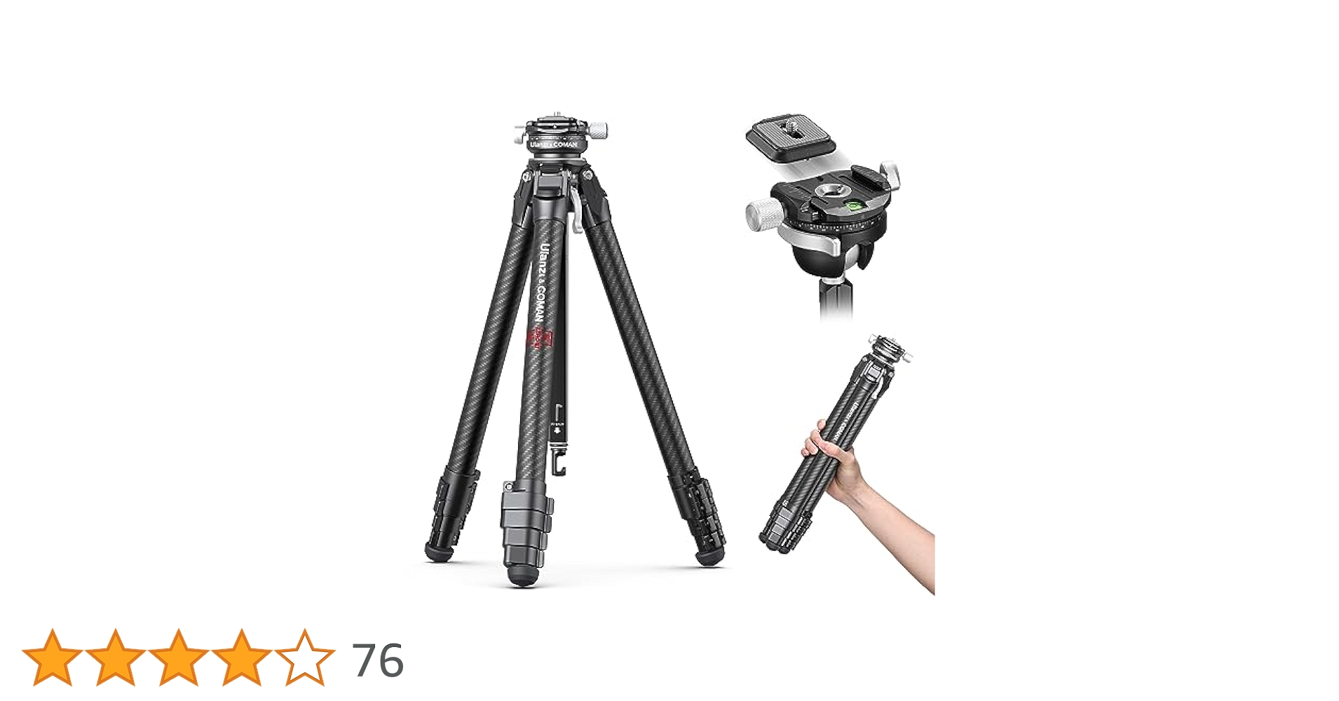 Ulanzi ZERO Y カーボン三脚 Ulanzi Zero Y Lightweight Travel Tripod 3028