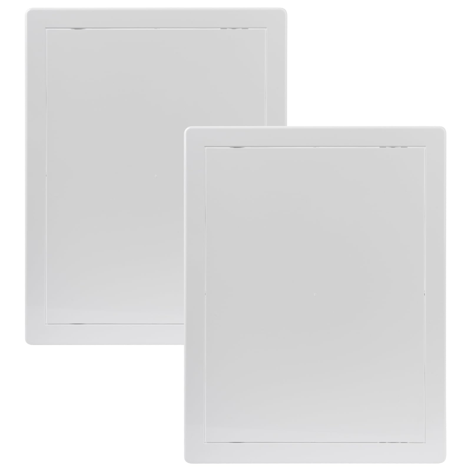 Vent Systems White ABS Plastic Access Panel 10 x 13 Inch (Opening) - Pack of 2 Access Door for Drywall, Wall, Ceiling - Electrical, Plumbing Service