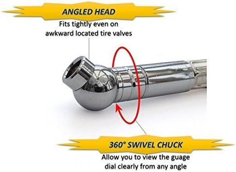 Miniatura 6 de Medidor de presión de neumáticos Elite de GoAutoTek  El mejor medidor de presión de neumáticos para cualquier automóvil, camión, motocicleta, RV, 0