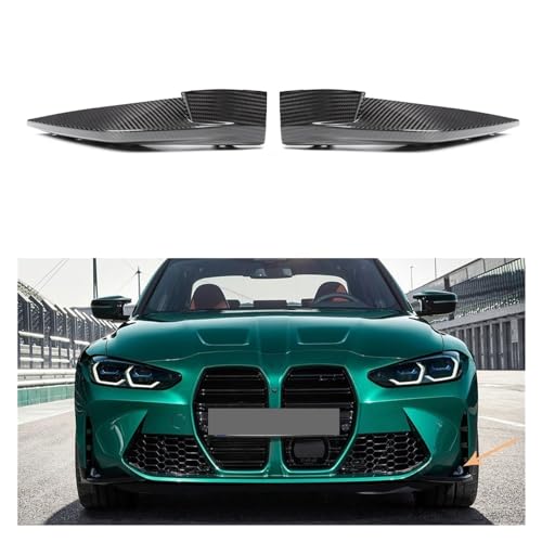Diffuseur de canards avant en carbone sec pour BMW M3 G80 style routier - 2
