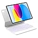 Inateck NeoMagic Magnetische Tastatur Hülle für iPad 10 Generation 10,9 Zoll,11 Generation 2025 A16 11 Zoll,Tastatur mit Touchpad, Freitragender Ständer, 7-Farbige Hintergrundbeleuchtung,KB09119