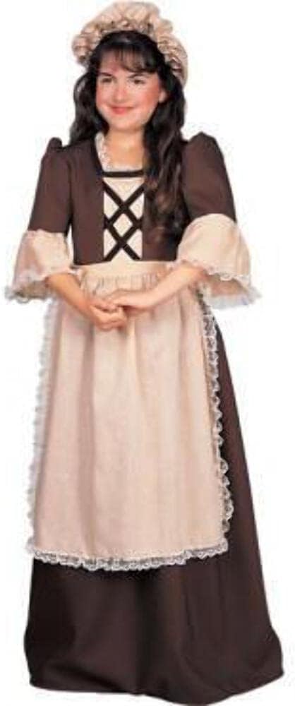 Rubie's Child's Colonial Times Girl Costume, Medium (882625_M)