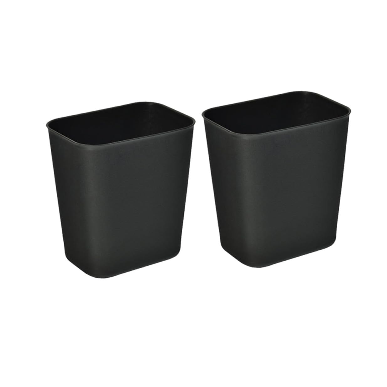 Uonlytech Papelera Japonesa Pequeña sin Tapa, 14l, Plástico, 2 Piezas