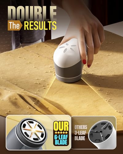 POPCHOSE Fabric Shaver - 36% Off Lint Remover with 6 Blades - Image 2