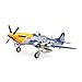 Produktbild E-Flite RC Flugzeug P-51D Mustang 1,5m BNF Basic (Sender, Akku und Ladegerät nicht im Lieferumfang enthalten) mit Smart, EFL01250