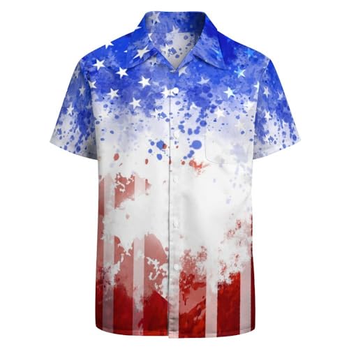 Chemise drapeau américain pour homme idéale pour vos soirées