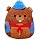 Chip Beaver with Backpack