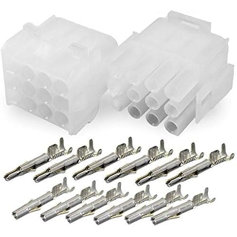 Molex - 20A Connector w/14-20 AWG, Wire Connector - 2.13mm D, Latch Lock, MLX (12 Pin) Cover