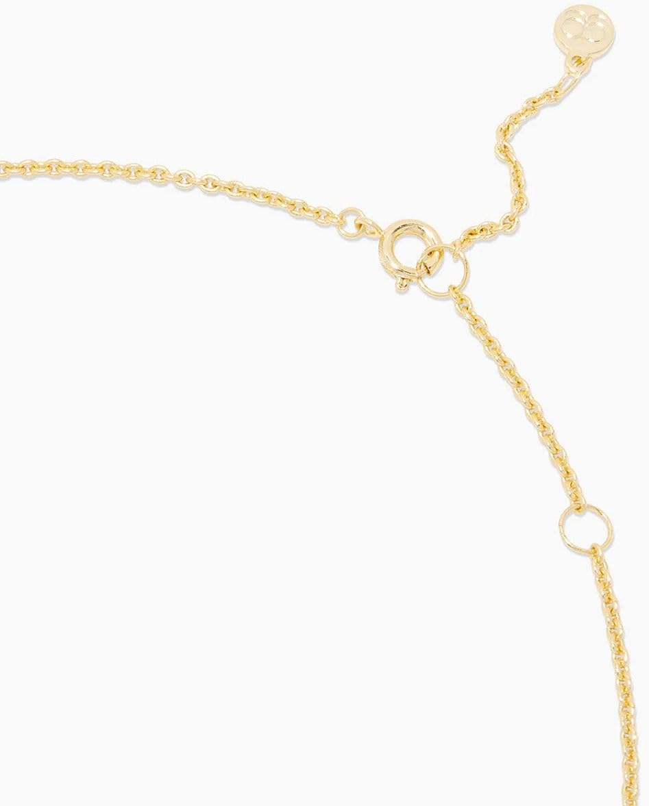 gorjana - Rose Interlocking Necklace 16"-18" - 18k Gold Plated Brass - Adjustable Length - Daily Elegance - Versatile Layering - Highly Rated Quality - Image 2