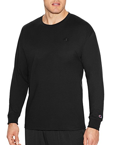 Image of Champion Men's Long Sleeve T-shirt, Classic T-shirt for Men (Reg. Or Big & Tall)