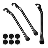 XINTANGXIA 3 Stück Reifenheber Fahrrad Montierhebel Metall Reifenheber Fahrradreifen Reparatur Reifenwechsel Werkzeug mit Leimlose Fahrradschlauch Patch