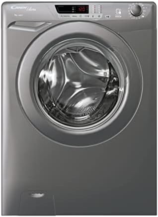 CANDY Ultra HCU1492DGGE Freestanding Washing Machine, 9kg Load, 1400 rpm, Android App Enabled, Eco Cycles, Water&Energy auto sensing, Graphite