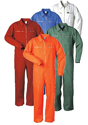 Arbeitsoverall Kombi Overall Arbeitskombi Blaumann Schutzanzug Rallyoverall ROT Gr. 64