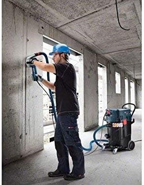 Bosch Professional: odkurzacz do pracy na sucho i mokro GAS 55 M AFC (dysza do fug, worek na pył, kolanko, zestaw dysz do podłóg, Ø 35 mm, 1 filtr płaski fałd. PES, 3 rury 0,35 m, wąż 5 m, Ø 35 mm)