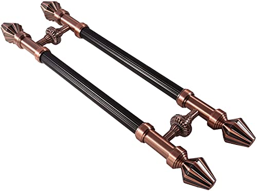 Puxador de porta deslizante de celeiro, puxador longo de barra de puxar de dois lados, conjunto de m