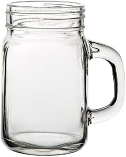 Tennessee Handled Jam Jar Glass (Jermiah Weed style) 15oz (43cl) (Box Size 1X24)