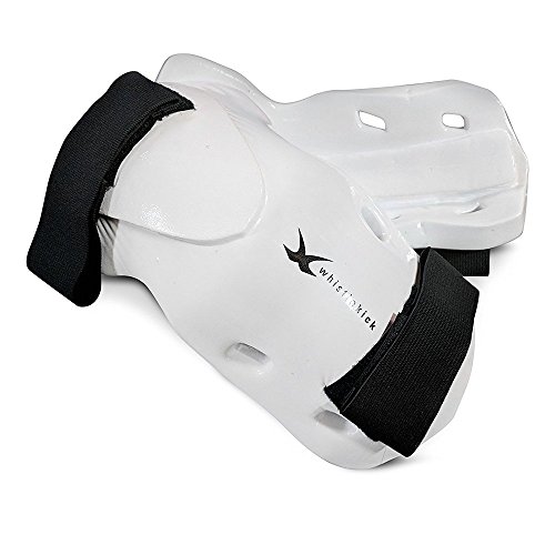 whistlekick Martial Arts Forearm & Elbow Guards for Karate, Taekwondo & Kickboxing - with Warranty
