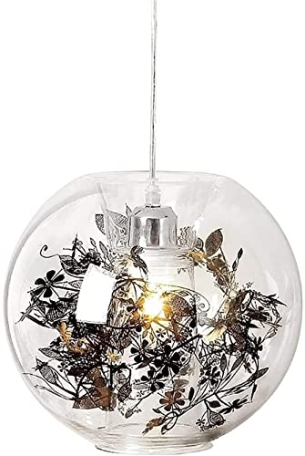 Lustre en verre RLKHXBS au design suspendu classique et finitions miroir