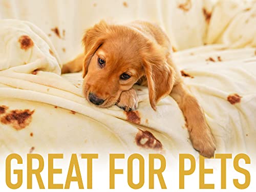 Zulay (60-80 Inches) Giant Double Sided Tortilla Blanket - Novelty Big Tortilla Blanket For Adult And Kids - Premium Soft Flannel Round Tortilla Blanket For Indoors, Outdoors, Travel, Home And More #TOP1