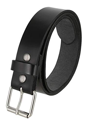 Seris 100% Solid Genuine Leather Belt with Metal Roller3