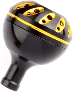 ルークパワー リール ハンドル ノブ シマノ ダイワ カシメ 圧着 ノブ 改造専用 レブロス 1000 4000 19 シエナ ドリル 用 アルミ スポーツ アウトドア