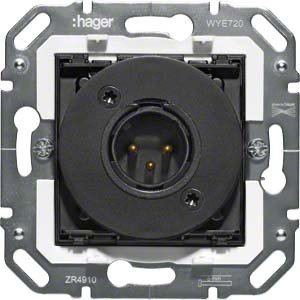 Hager WYE720 XLR Steckdose 1-fach, Stecker