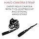 Ares Foto® Kameraschlaufe Handschlaufe Trageschlaufe Handgelenkschlaufe Trageriemen Trageband für Kameras. Befestigung an Gurtöse Hand Strap. Kompatibel mit Canon Sony Nikon Olympus Fujifilm Pentax