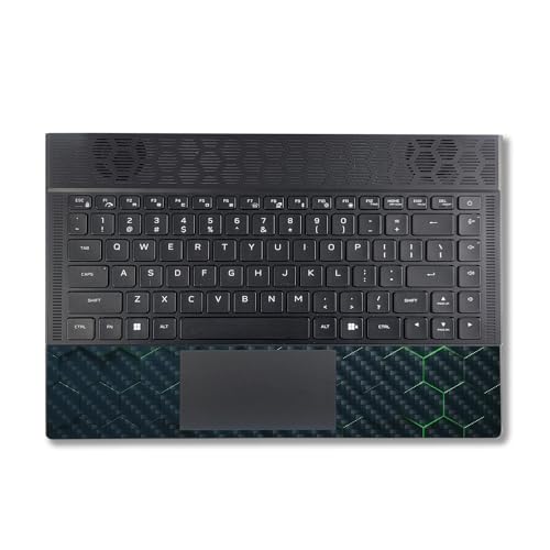 Image of MightySkins Carbon Fiber Skin Compatible with Alienware X14 R2 (2023) Full Wrap Kit - Acid Hex | Protective, Durable Textured Carbon Fiber Finish | Easy to Apply & Change Styles | Made in The USA