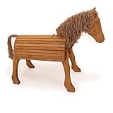 holzpferd voltigierpferd bausatz ✅ in zwei unterschiedlichen Farben erhältlich (Kastanie und Eiche) ✅ Alternativ in weiß erhältlich mit Artikelnummer 7029 W ✅ robust ✅ mit hoher Standsicherheit
