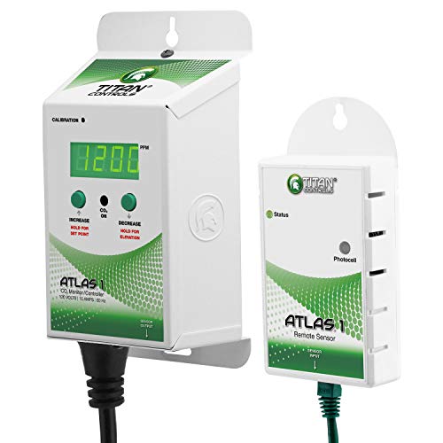 grow room controller - Titan Controls Atlas 1, Remote CO₂ Monitor/Controller for Grow Rooms