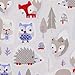 Trend Lab Winter Forest Deluxe Flannel Fitted Crib Sheet
